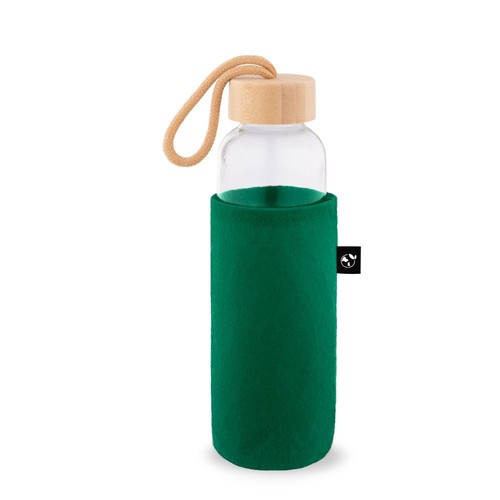 STOREY. Funda de fieltro reciclado (xxx % reciclado), ideal para botellas