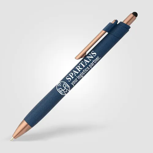 York Recycled Plastic Bronze Trim Stylus Ballpoint Pen York Recycled Plastic Bronze Trim Stylus Ballpoint Pen
