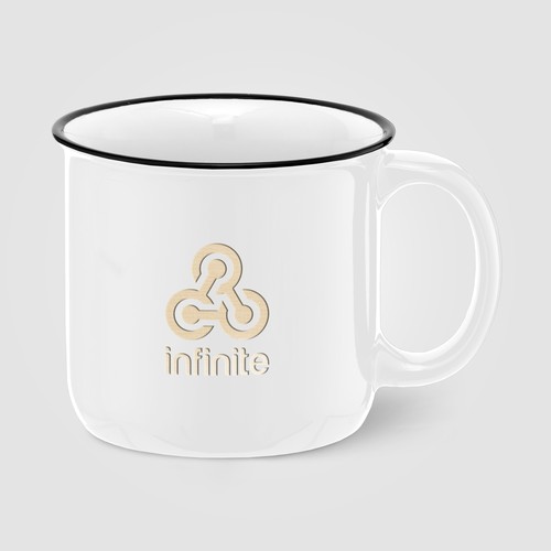 Adventure - 445 ml Tazza in ceramica stile campeggio