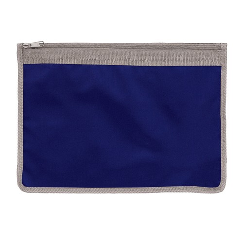 420D polyester brief folder, zip closure