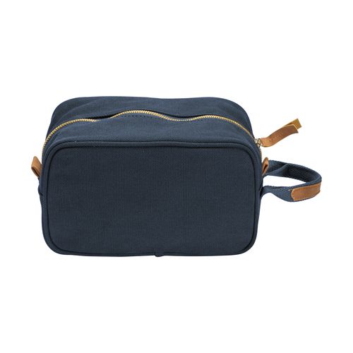 Recycled canvas beauty case with side handle Recycled canvas beauty case with side handle