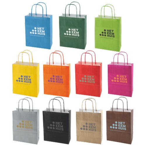 Paper bag 240x120x310 mm coloured Paper bag 240x120x310 mm coloured