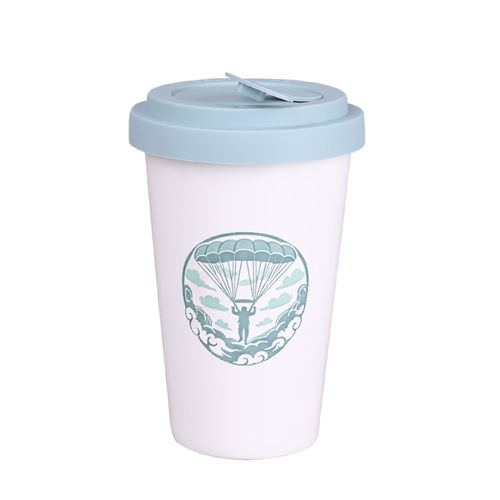 Beker Freedom Lock 280ml wit/eucalyptus