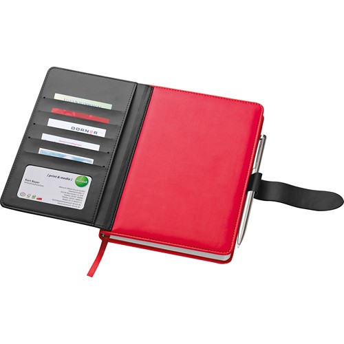 Libreta A5 con tarjetero