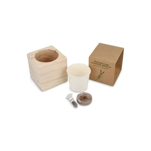 FSC Wooden Planter Set – Lavendar