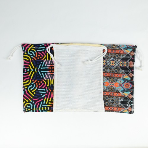 BOLSA DE RED PEQUEÑA CON RED Y RPET PERSONALIZABLE