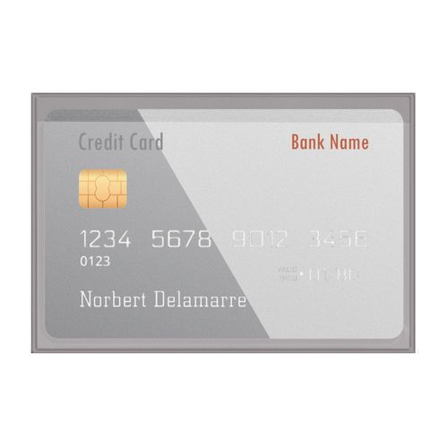 ETUI 1 CARTE PVC GOMME MARBRE