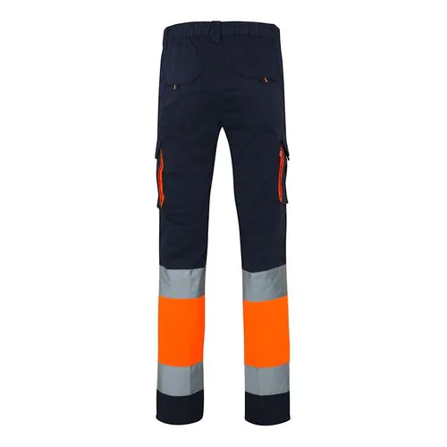 VL ZEUS LARGE. Two-tone, multi-pocket stretch trousers (240g/m²), in cotton (46%), EME (38%) and polyester (16%) VL ZEUS LARGE. Two-tone, multi-pocket stretch trousers (240g/m²), in cotton (46%), EME (38%) and polyester (16%)
