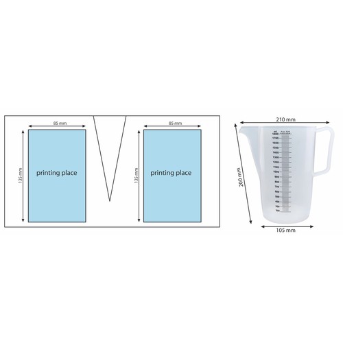 Measuring cup SOLID 1800 ml