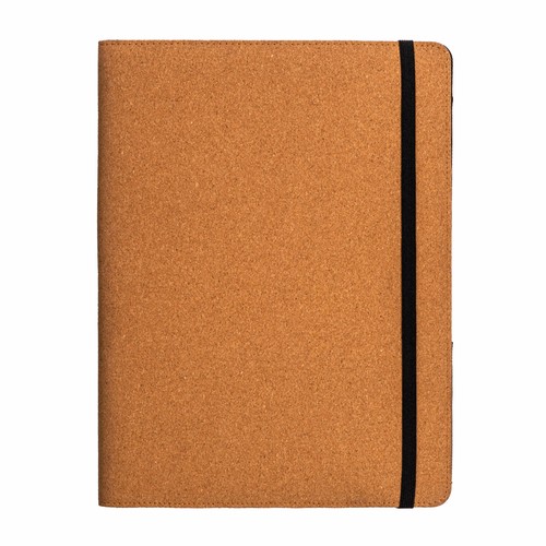Cork A4 congress folder and organizer with elastic, with 20-sheet block Cork A4 congress folder and organizer with elastic, with 20-sheet block