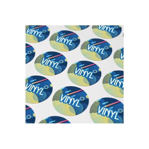 Vinyl Sticker Round Ø 15 mm