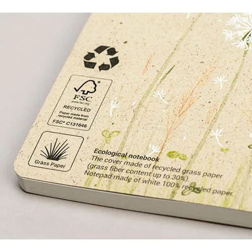 Mindnotes® à couverture souple en papier d’herbe Mindnotes® à couverture souple en papier d’herbe