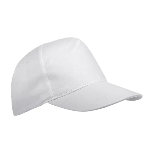 Cotton 5-panel cap with adjustable velcro strap (for kids) Cotton 5-panel cap with adjustable velcro strap (for kids)