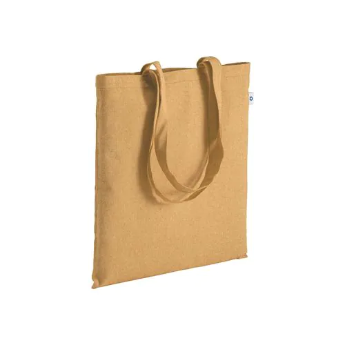 Bolsa de algodón reciclado de 190 g / m2, asas largas Bolsa de algodón reciclado de 190 g / m2, asas largas