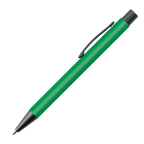 Plastic ballpoint pen with metal clip Plastic ballpoint pen with metal clip