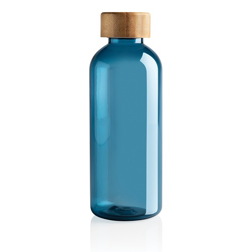 Bouteille 600ml en rPET RCS avec couvercle en bambou