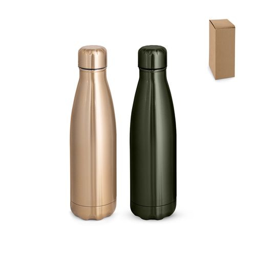 SHOW METALLIC. Roestvrijstalen fles met matte metallic afwerking 510 ml SHOW METALLIC. Roestvrijstalen fles met matte metallic afwerking 510 ml