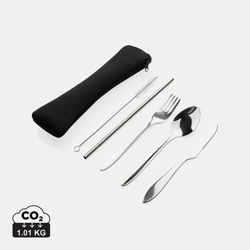 4 PCS stainless steel re-usable cutlery set 4 PCS stainless steel re-usable cutlery set