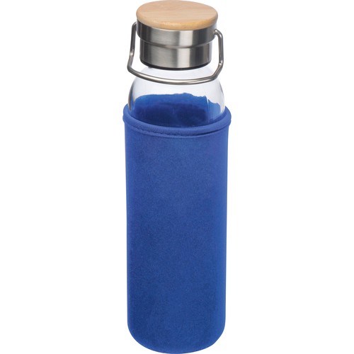 Bouteille en verre avec housse néoprène, 600 ml
