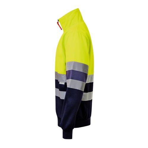 VL THOR LARGE. Two-tone sweatshirt (300g/m²) in polyester fleece (100%)