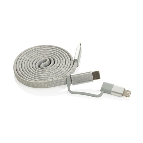 Arc Ultra-thin RCS recycled 60W 2 in 1 magnetische kabel Arc Ultra-thin RCS recycled 60W 2 in 1 magnetische kabel