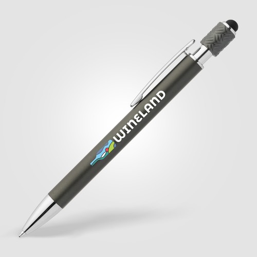 Wave Aluminium Spinner Stylus Pen Wave Aluminium Spinner Stylus Pen