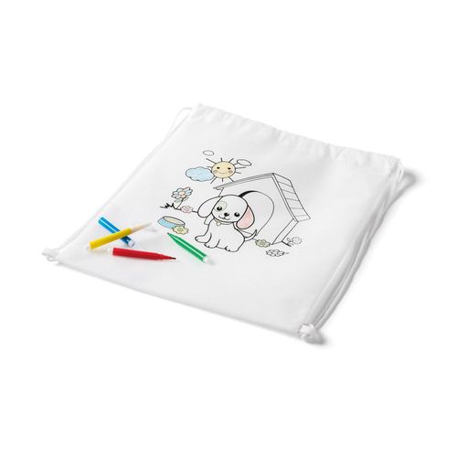 DRAWS. Plecak z non-woven do kolorowania (80 g/m²) DRAWS. Plecak z non-woven do kolorowania (80 g/m²)