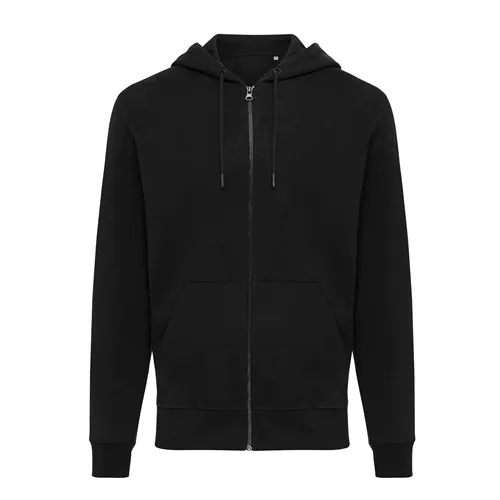 Felpa con cappuccio IQONIQ Abisko in cotone riciclato e zip