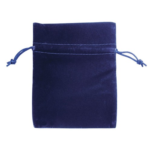 SACHET VELOURS BLEU 110X140 MM