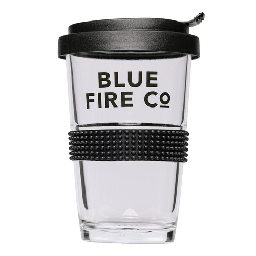SmoothieGlass, Smoothie2Go, Shape 361, including flast siliconbelt - engraving