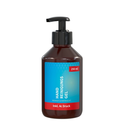 Hand Cleansing Gel antibacterial, 250 ml, Body Label (R-PET)