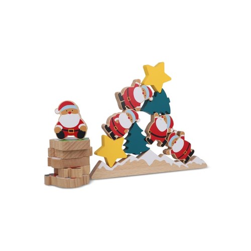 InSideOut Wooden Santa balancing game InSideOut Wooden Santa balancing game