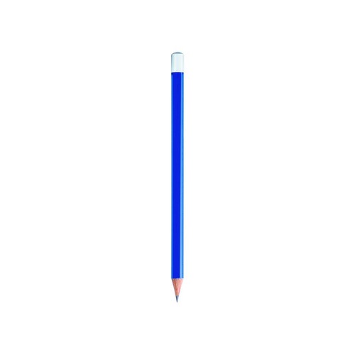 CRAYON BLEU / CAP.BLANC - MIN. 50PCS CRAYON BLEU / CAP.BLANC - MIN. 50PCS