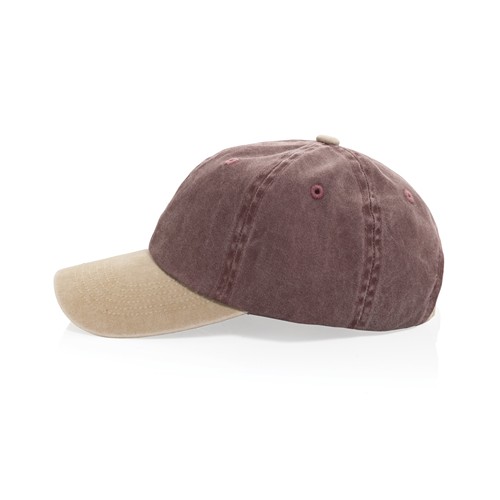 BEAU AWARE™ Two-Tone 6-Panel-Cap aus washed Cotton-Twill