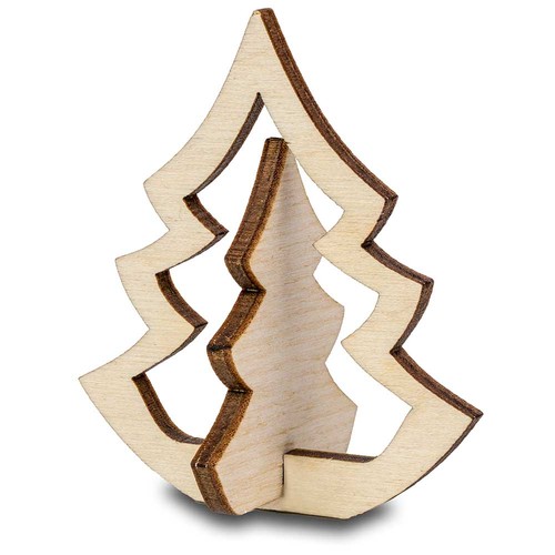 wooden-figure card - christmas tree wooden-figure card - christmas tree
