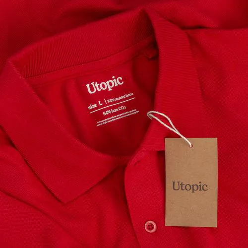 100% recycled fabric polo