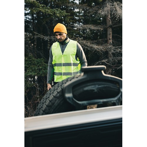 Gilet di sicurezza in rPET GRS