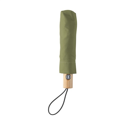 Michigan opvouwbare RCS RPET paraplu 21 inch Michigan opvouwbare RCS RPET paraplu 21 inch