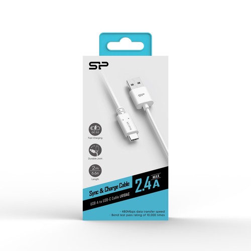 Câble de transfert de données LK10 Type - C Quick Charge 3.0