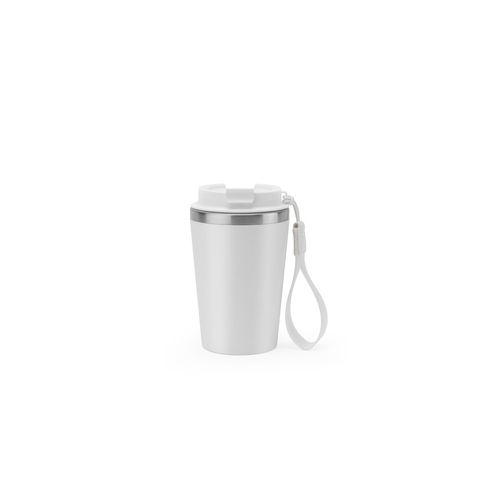 SPITZ. Gobelet de voyage en acier inoxydable (90% rSS) à double paroi et finition mate 460 mL