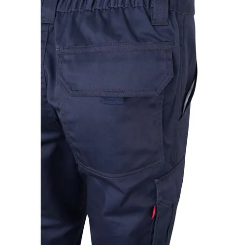 VL PAN. Pantalon stretch, multipoches (290g/m²), en coton (46%), EME (38%) et polyester (16%)