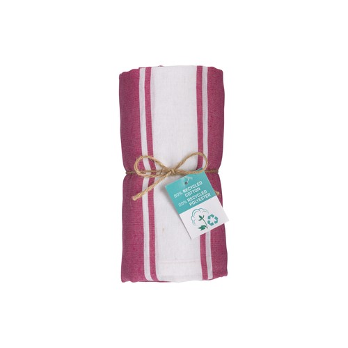 Recycled cotton fringed beach towel Recycled cotton fringed beach towel