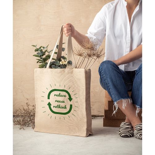 PADOVA. Saco de juco (275 g/m²) com bolso interior em 100% algodão (120 g/m²) PADOVA. Saco de juco (275 g/m²) com bolso interior em 100% algodão (120 g/m²)