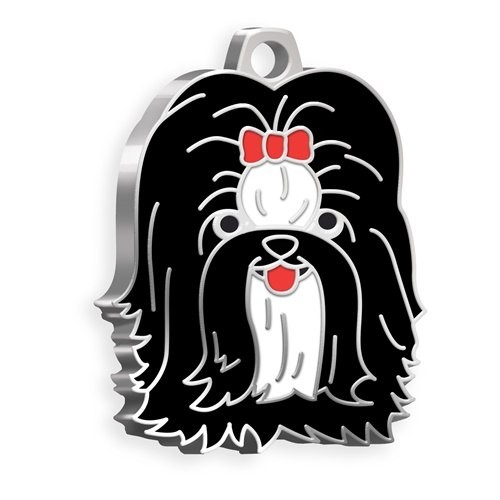 DOG TAG SHIHTZU BLACK