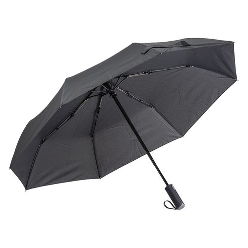 190T polyester folding umbrella with automatic opening, color-matched case