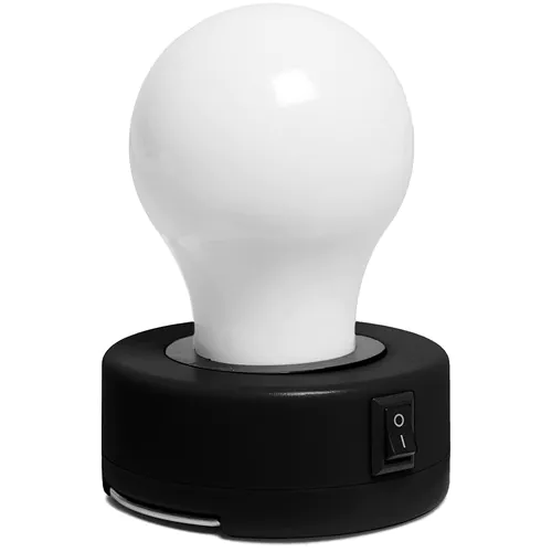 * LAMPADA AD UN LED IN PLASTICA E METALLO