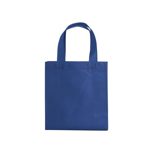 80 g/m2 non-woven fabric mini shopping bag with gusset and short handles