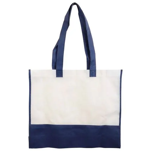 Bolsa bicolor de tejido sin tejer