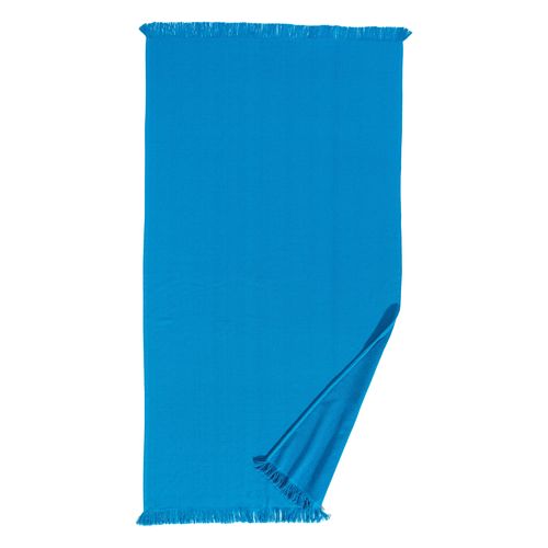 Serviette de plage/Fouta frangée en coton recyclé Serviette de plage/Fouta frangée en coton recyclé