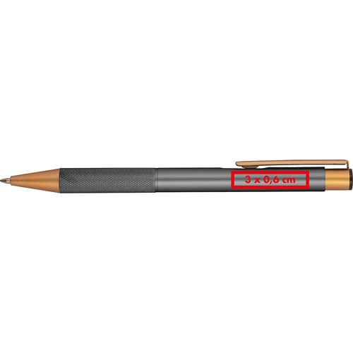 Set de carnet de notes en cuir et stylo à bille